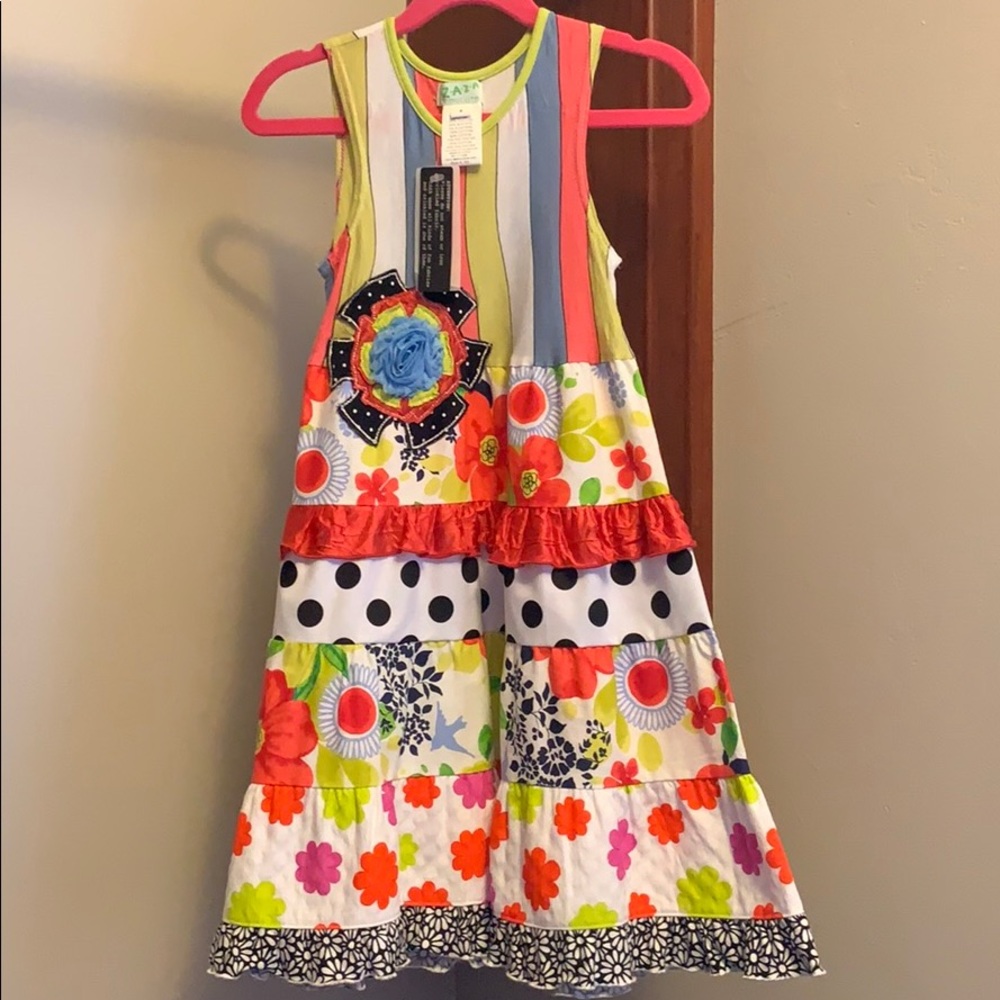 NWT ZAZACOUTURE ruffledtop matching ruffled pant
